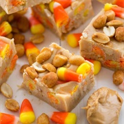 Payday & Candy Corn Fudge