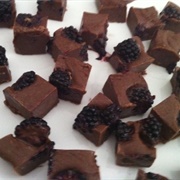 Blackberry Chocolate Fudge