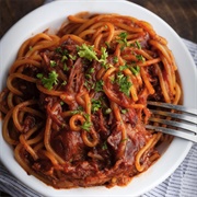 Memphis Style Barbecue Spaghetti