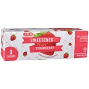 H-E-B Sweetened Strawberry Sparkling Water