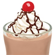Steak & Shake Chocolate PB Shake