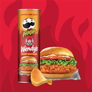 Wendy's Spicy Chicken Sandwich Pringles