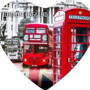 Double Decker Bus & Phone Booth, London