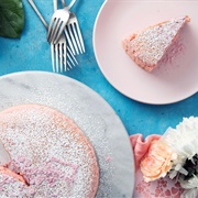 Cherry Blossom Soufflé Cheesecake