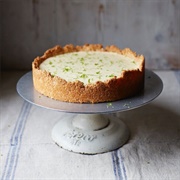 Coconut Macaroon and Lime Cheesecake