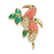 Diamond and Coral Toucans