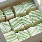 White Chocolate Mint Fudge