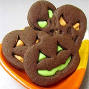 Halloween Brownie Roll Out Cookie Sandwiches