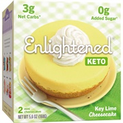 Enlightened Keto Key Lime Cheesecake