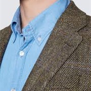 Herringbone Tweed Sport Coat