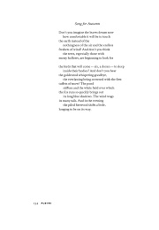 Song for Autumn (Mary Oliver)