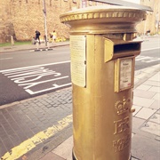 Olympic Gold Medal Post Box