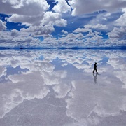 Literally Reflect at the World's Largest Salt Flat Salar De Uyuni in Bolivia