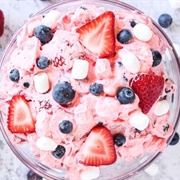 Berry Cheesecake Fluff Salad