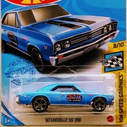 GRY43	183	'67 Chevelle SS 396	HW Speed Graphics