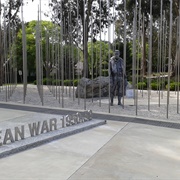 War Memorials Along Anzac Parade, Canberra, Australia
