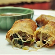 Beef and Bean Sprout Roll