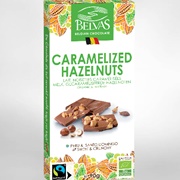 Belvas Caramelized Hazelnuts Milk Chocolate Tablet