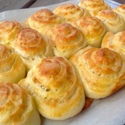 Kashkavalki (Cheesy Spiral Rolls) in Bulgaria