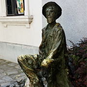 Statue of Đura Jakšić, Belgrade, Serbia