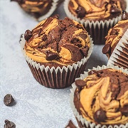 Chocolate Peanut Butter Banana Muffin