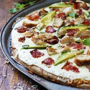Avocado Bacon Pizza
