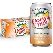 Canada Dry Mandarin Orange Sparkling Seltzer Water