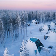 Sleep in Snowy Finland