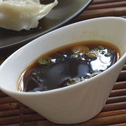Sauce With Ginger, Scallion,S Soy Sauce, Sesame Oil