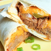 Beef and Jalapeno Burrito