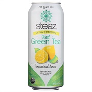 Steaz Unsweetened Lemon Green Tea