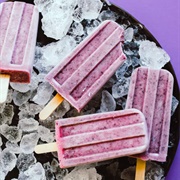 Blueberry Cheesecake Popsicles
