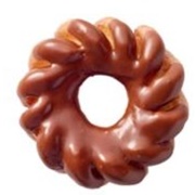 Krispy Kreme Chocolate Iced Glazed Cruller