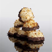 Chocolate Covered Coconut Macaroon