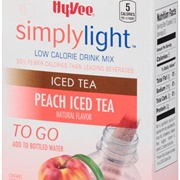 Hyvee Simply Light Peach Iced Tea