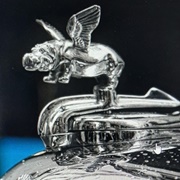 Flying Hippo Hood Ornament