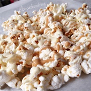 White Chocolate and Peanut Butter Popcorn
