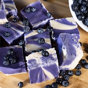 Blueberry Cheesecake Fudge