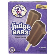 Purple Cow Fudge Bars