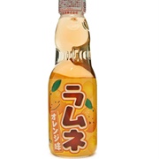 Hatakosen Orange Ramune Soda