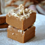 White Chocolate Cinnamon Fudge