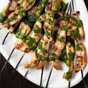 Chicken Chimichurri Skewers
