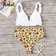 ROMWE Bathing Suit