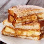 Peanut Butter and Banana Sandwiches