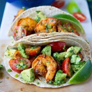 Avocado Shrimp Tacos