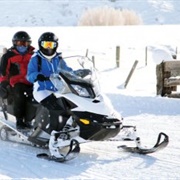 Snowmobiling