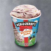 Ben and Jerry's Birthday Cake Ice Cream