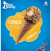 Blue Bunny Vanilla Cones