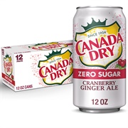 Canada Dry Zero Sugar Cranberry Ginger Ale