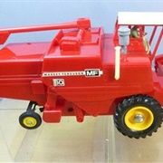 Simon and Britains Combine Harvester